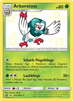 Pokémon-Karte Arboretoss SV3