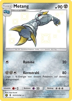 Pokémon-Karte Metang SV31