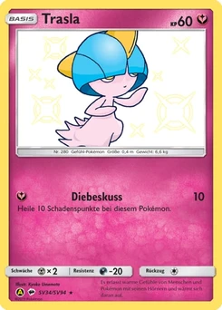 Pokémon-Karte Trasla SV34