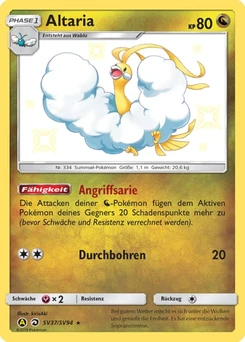 Pokémon-Karte Altaria SV37