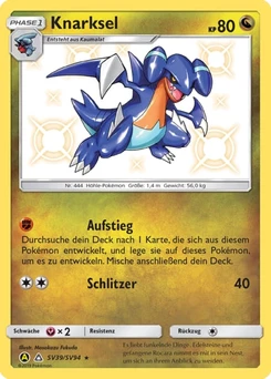 Pokémon-Karte Knarksel SV39
