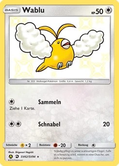 Pokémon-Karte Wablu SV42