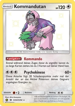 Pokémon-Karte Kommandutan SV44