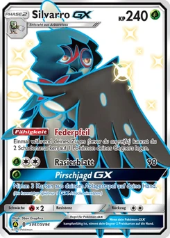 Pokémon-Karte Silvarro-GX SV47