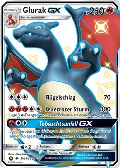 Pokémon-Karte Glurak-GX SV49