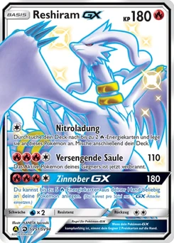 Pokémon-Karte Reshiram-GX SV51