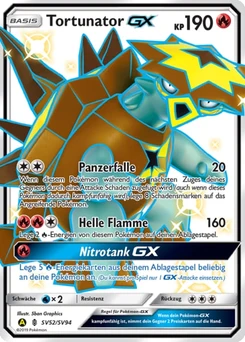 Pokémon-Karte Tortunator-GX SV52