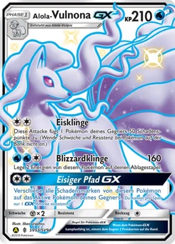 Pokémon-Karte Alolan Ninetales-GX SV53
