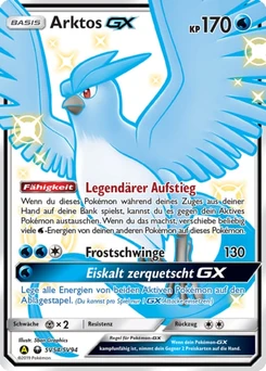 Pokémon-Karte Arktos-GX SV54