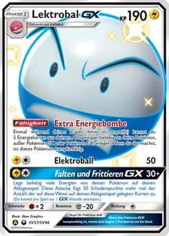 Pokémon-Karte Lektrobal-GX SV57
