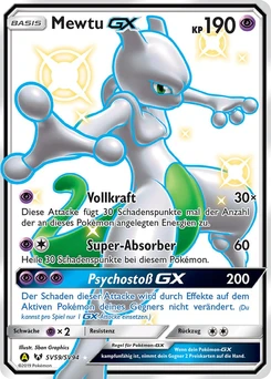 Pokémon-Karte Mewtu-GX SV59