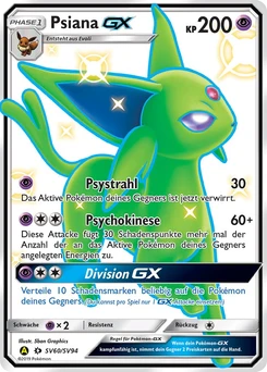 Pokémon-Karte Psiana-GX SV60