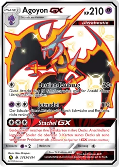 Pokémon-Karte Agoyon-GX SV63