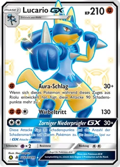 Pokémon-Karte Lucario-GX SV64