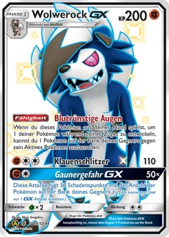 Pokémon-Karte Wolwerock-GX SV66