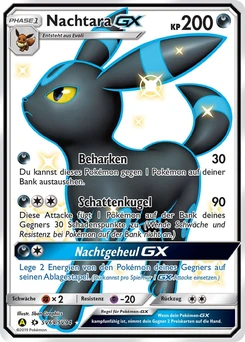 Pokémon-Karte Nachtara-GX SV69