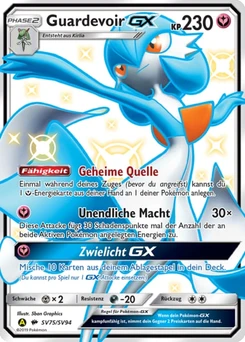 Pokémon-Karte Guardevoir-GX SV75