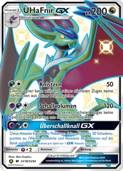 Pokémon-Karte UHaFnir-GX SV78