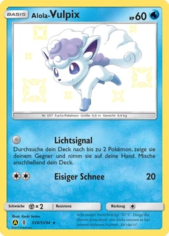 Pokémon-Karte Alola Vulpix SV8