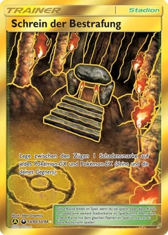 Pokémon-Karte Schrein der Bestrafung SV90