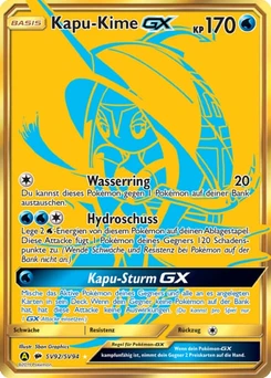 Pokémon-Karte Kapu-Kime-GX SV92
