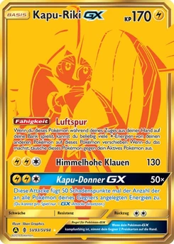 Pokémon-Karte Kapu-Riki-GX SV93