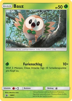 Pokémon-Karte Bauz SM01