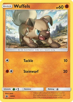 Pokémon-Karte Wuffels SM06