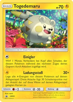 Pokémon-Karte Togedemaru SM09