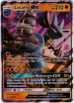 Pokémon-Karte Lucario GX SM100