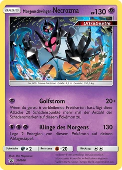 Pokémon-Karte Morgenschwingen-Necrozma SM106