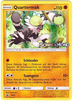Pokémon-Karte Quartermak SM12
