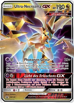 Pokémon-Karte Ultra-Necrozma GX SM126