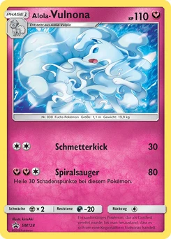 Pokémon-Karte Alola Vulnona SM128