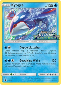 Pokémon-Karte Kyogre SM129