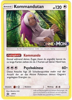 Pokémon-Karte Kommandutan SM13