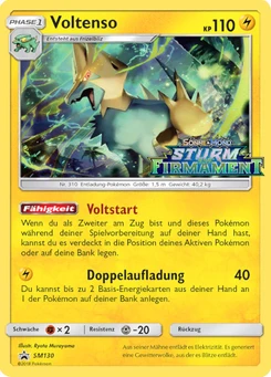 Pokémon-Karte Voltenso SM130