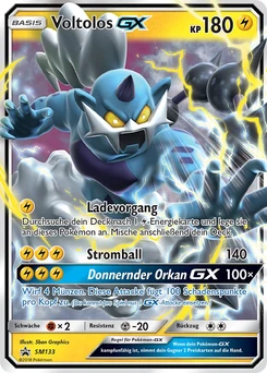 Pokémon-Karte Voltolos GX SM133