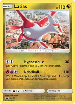 Pokémon-Karte Latias SM135