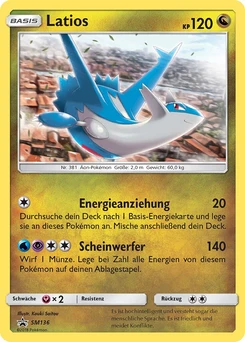 Pokémon-Karte Latios SM136