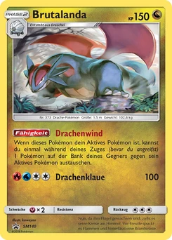 Pokémon-Karte Brutalanda SM140