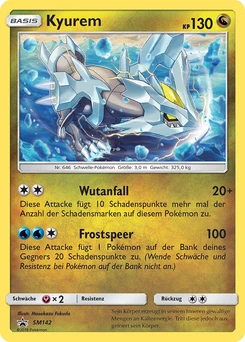 Pokémon-Karte Kyurem SM142