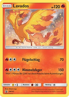 Pokémon-Karte Lavados SM143