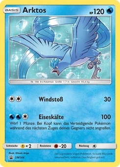 Pokémon-Karte Arktos SM144