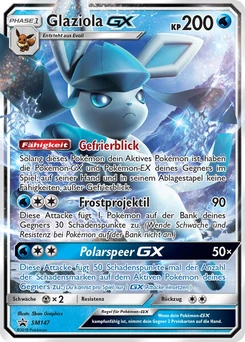 Pokémon-Karte Glaziola GX SM147
