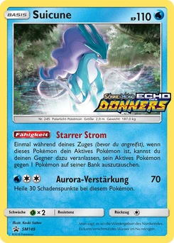 Pokémon-Karte Suicune SM149