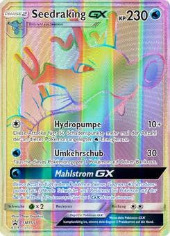 Pokémon-Karte Seedraking GX SM155
