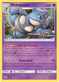 Pokémon-Karte Nidoqueen SM160