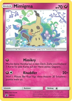 Pokémon-Karte Mimigma SM163