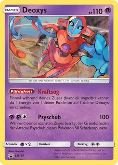 Pokémon-Karte Deoxys SM164